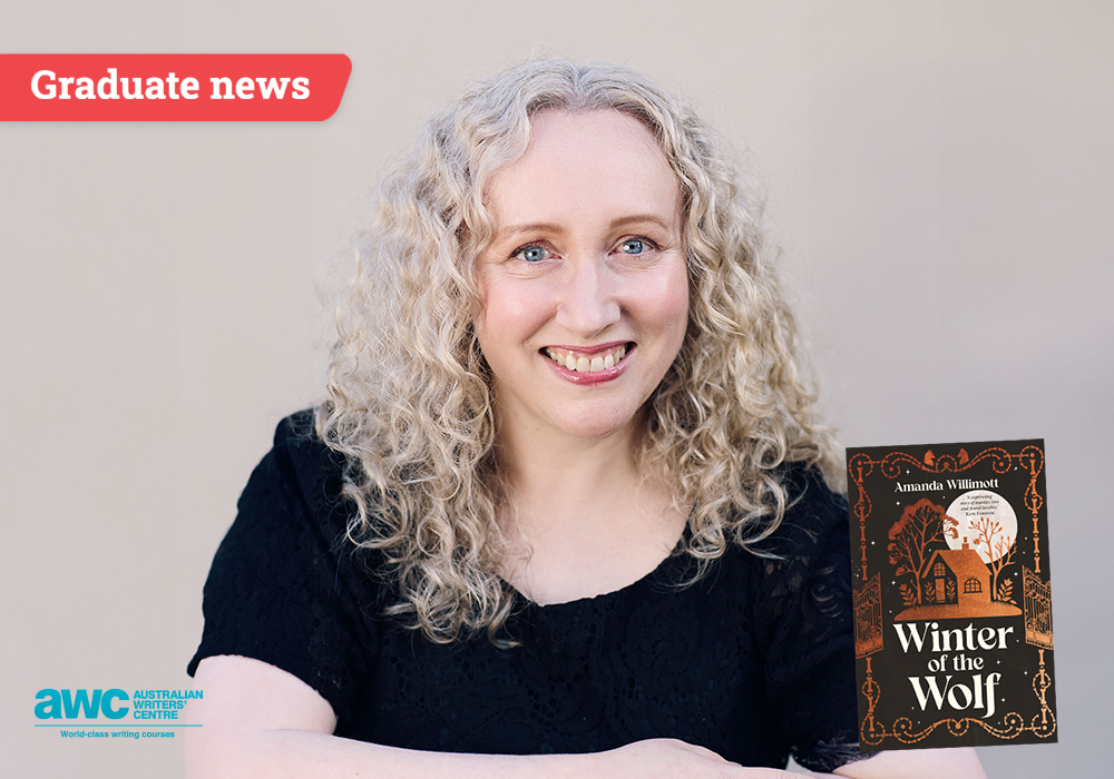 Amanda Willimott and her book Winter of the Wolf