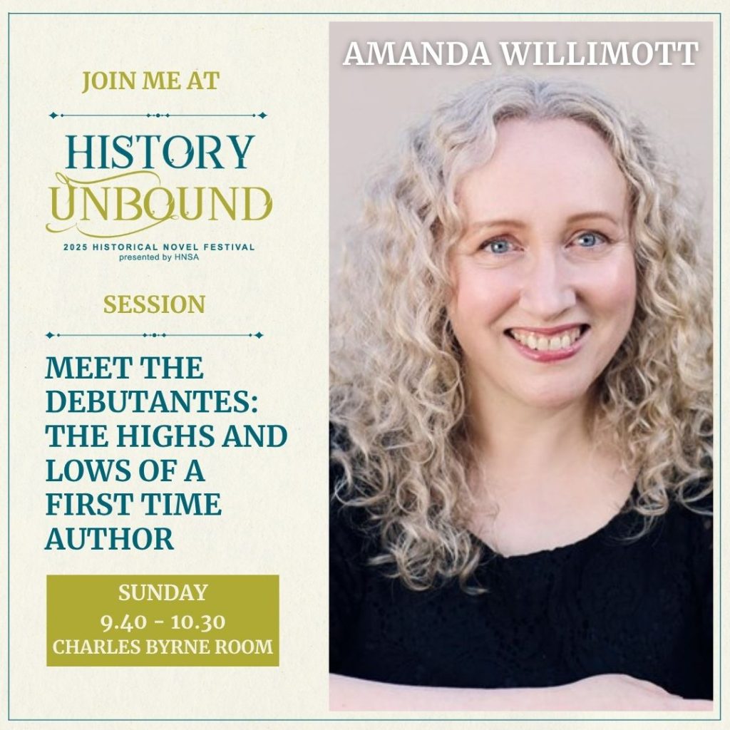 Promotional image advertising Amanda Willimott appearing at History Unbound festival